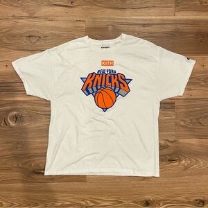 New York Knicks Champion Kith Night T Shirt Mens XL White